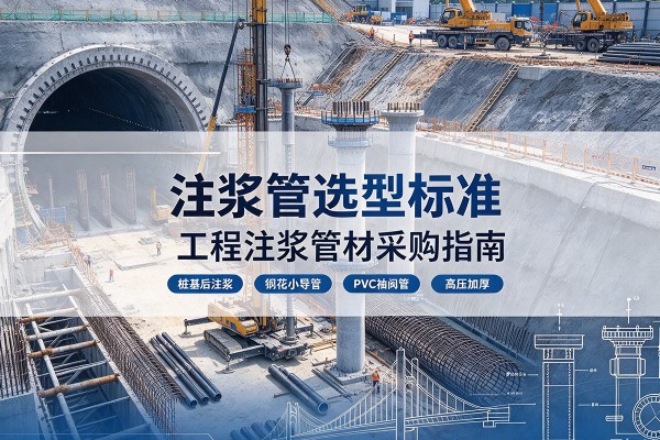 云州注浆管选型标准