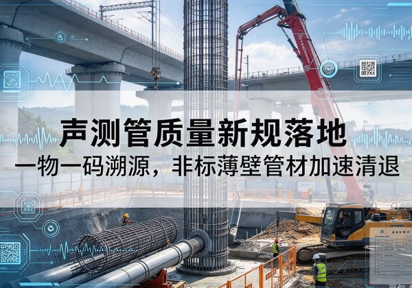 云州声测管质量新规落地，一物一码溯源，非标薄壁管材加速清退